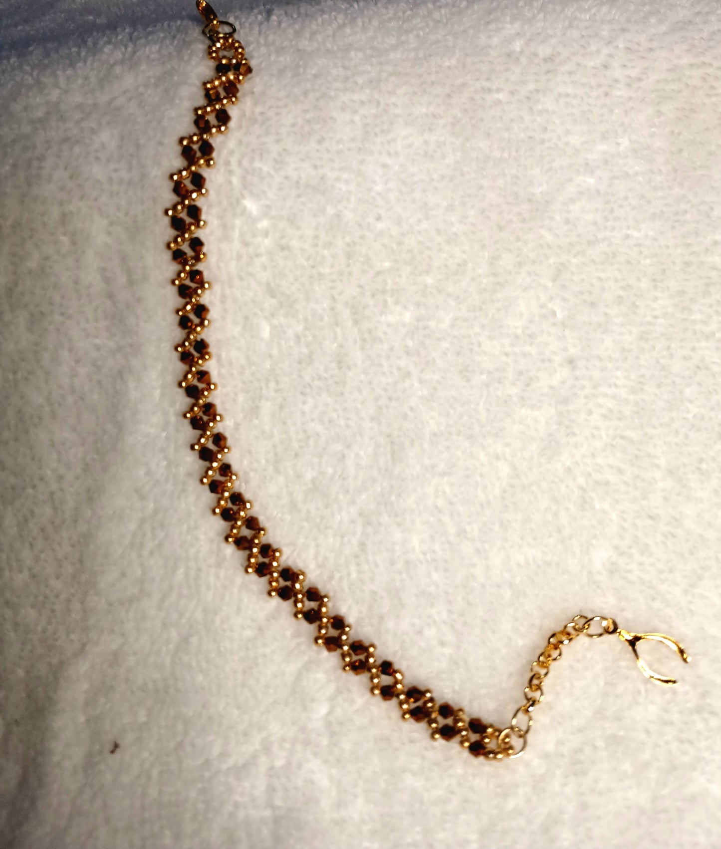 Seed Beaded Tennis Bracelet