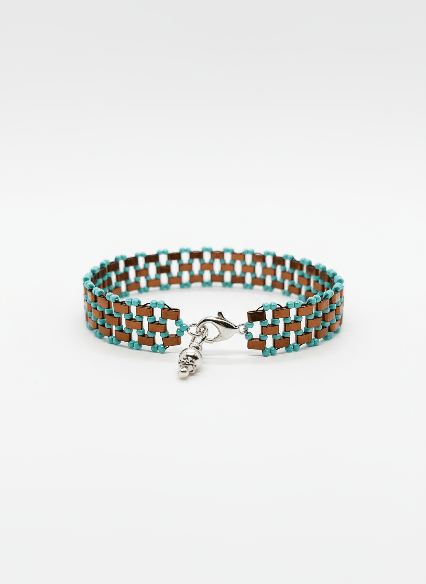 Miyuki Tila and seed beads