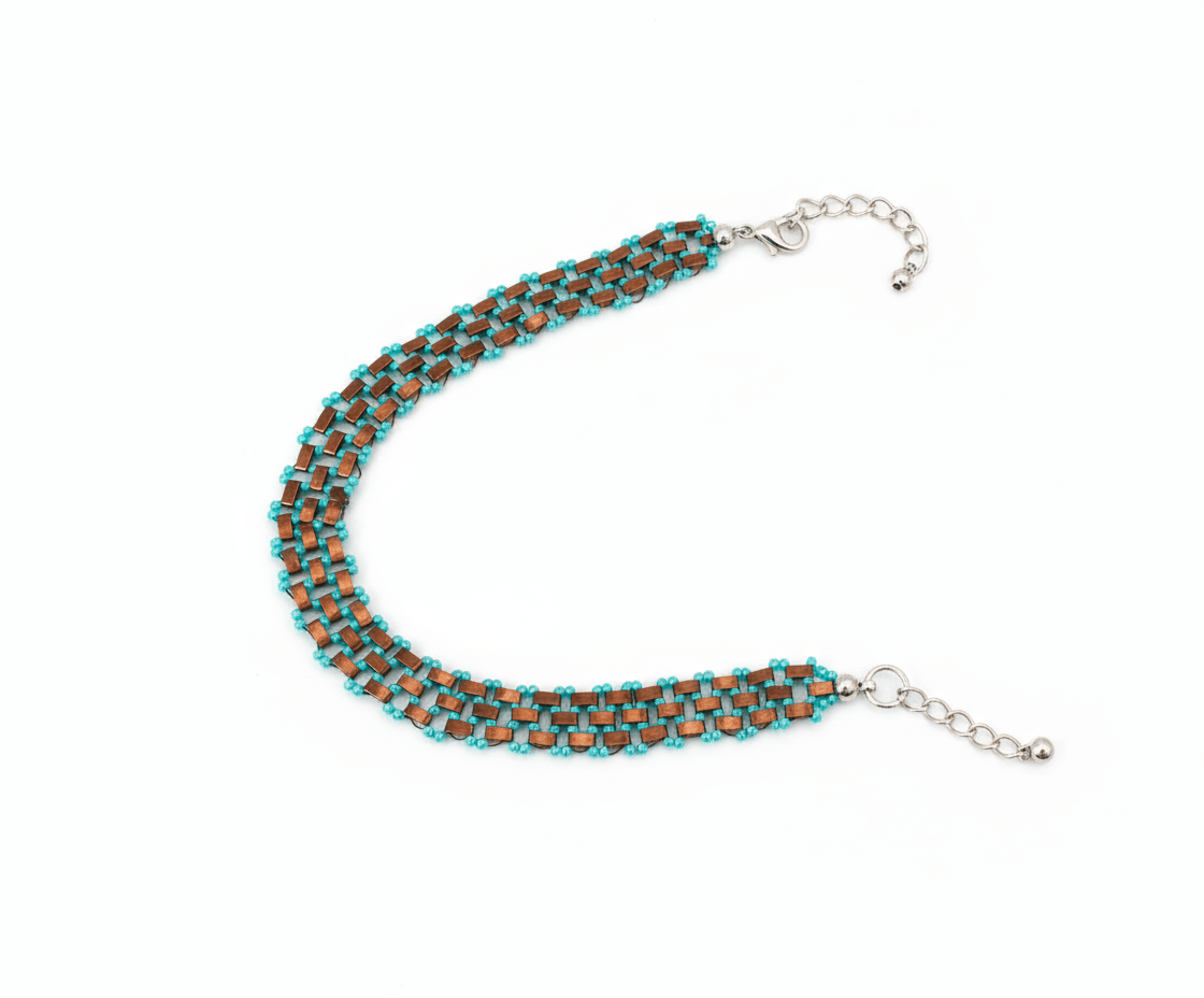 Miyuki Tila and seed beads