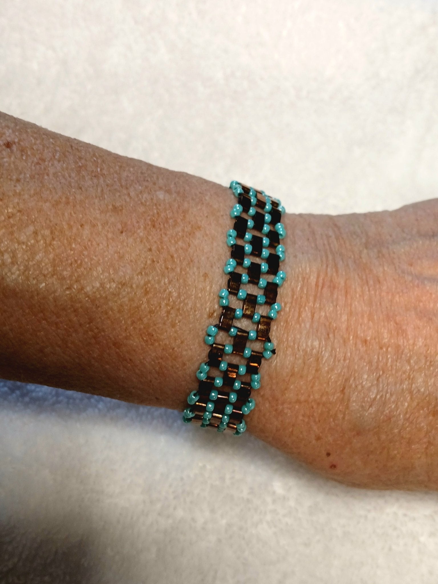 Miyuki Tila and seed beads